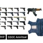 अमृतसर में सीमा के निकट से एक AK-47 राइफल सहित 26 आधुनिक हथियार बरामद; एक व्यक्ति गिरफ्तार