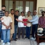 अमृतसर भाजपा प्रभारी बने राकेश राठौर, वरुण नागपाल की टीम ने पुष्पगुच्छ देकर किया सम्मानित