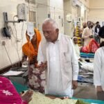 गांव अलीशेर हादसे में घायल मनरेगा कर्मियों का कैबिनेट मंत्री बरिंदर कुमार गोयल और डॉ. बलबीर सिंह ने राजिंदरा अस्पताल में जाना हाल-चाल